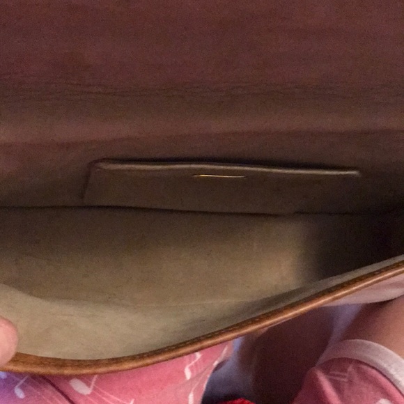 Carlo Fiori Vintage Crossbody Leather Bag size 11x6x2.5 - Picture 7 of 8